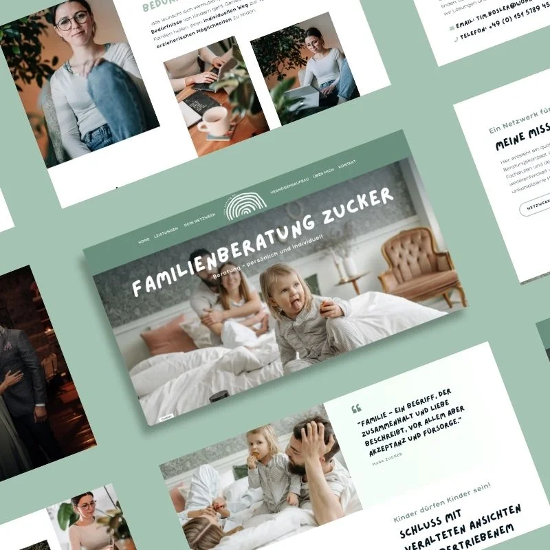 familienberatung zucker, mockup